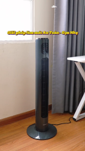 Quạt Tháp SHIMONO SM-TF38SP 45W Màu Mới Nhã Nhặn Sang Trọng Vận Hành Êm Ái Cao 96cm Hẹn giờ 12 Tiếng BH 12 Tháng
