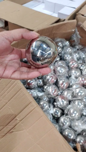 Stainless Steel Sphere Ball Hollow Round Ball Mirror Polished Garden Ornament Premier Hardware