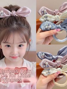 Bunny Ear Design High Elasticity Hair Ties For Girls