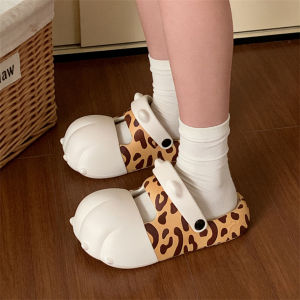 XIXITIAO | Cute Cat Claw Designed Summer Slipper Non-slip Soft Bottom Micro Arch Covered Toe