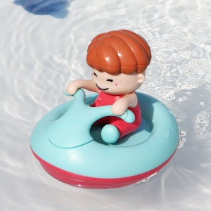 Kids Beach Water Playing Swimming Wind-up Surfing Submarine Baby Bath Toys Playing Water Baby Bath Tub TikTok Kids