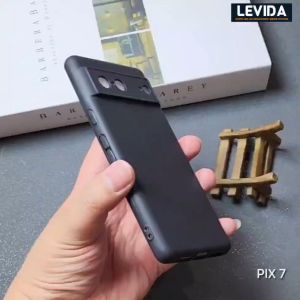 Google Pixel 6A Google Pixel 7 Google Pixel 7A Softcase Macaron Black Case Tpu Full Black Protection