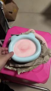 Hand-Painted Floral Ceramic Plate