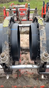 Mesin Join Pipa HDPE Type Y Manual 4 Clamp Ukuran 250mm