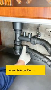 Xiphong chậu rửa bát dùng cho chậu rửa bát bằng inox 2 cốc thu rác kích thước 110mm