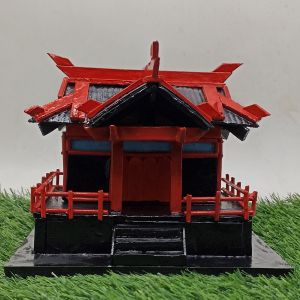 miniatur Hiasan Aquascape kuil Shinto dari PVC