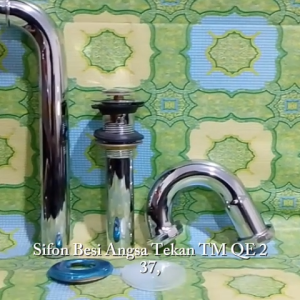 Sifon Besi Kran Angsa Tekan TM QE A237