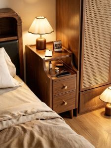 ZHUSHANXIA | Very Narrow Small Bedside Table 30cm