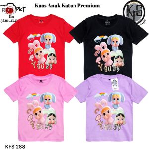 KFS 289 Kaos Cry Baby Anak Perempuan Lengan Panjang 1-10 Tahun
