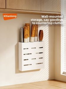 Citylong | Wall-Mounted Kitchen Storage Rack Multi-Functional