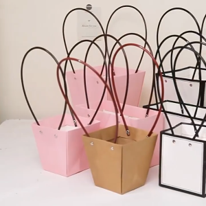 1pc Kraft Paper Flower Bag Gift Bag for Flower Packaging Bouquet Rose | P&B