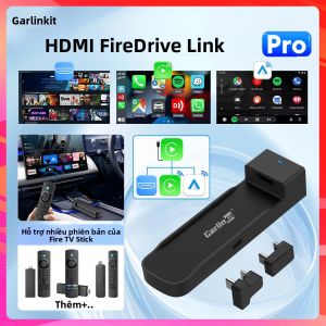 CarlinKit FireDrive Link Pro HDMI TV Streaming Box Wireless CarPlay Android Auto Entertainment Dành Cho Ô Tô Hỗ Trợ Lên Đến 2K @30fps