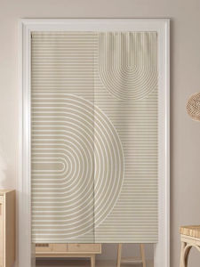 Meirenpeizi | Zen-style Half Curtain Door Hanging No Drilling