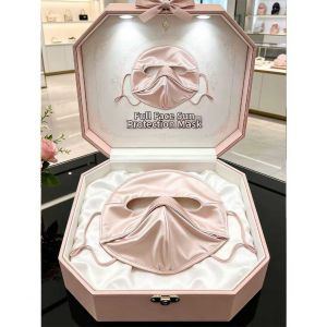 V.C.I | UV Protection Silk Face Mask Pink