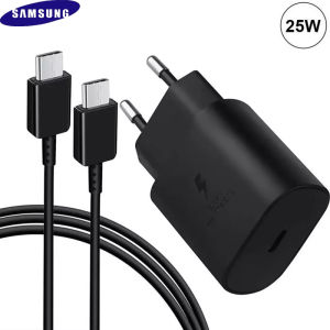 25W Samsung EU US UK PD Super Fast Charger Usb Type C Cargador Adapter for Galaxy Note 10 20 Ultra Pro Z Fold Flip 7 6 5 A54 A34