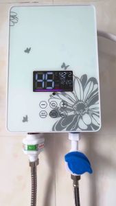 Water heater6500w electric shower heater intelligent remote control 3 seconds fast heating
