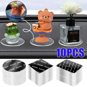 10PCS Resistant Double Sided Tape Sticky Adhesive Replacement Pads for Universal Dashboard Car Phone Sucker Holder Dash Cam Camera GPS