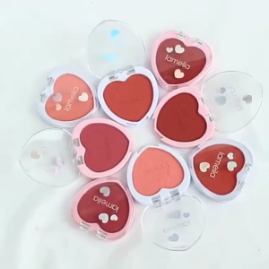 บลัชออน Lameila บรัชออน ปัดแก้ม ทาแก้ม บรัชออนทาแก้ม Blusher บลัชออนโทนส้มชมพู เนื้อแมท โทนสีสวย เนื้อละเอียด สีชัดบางเบา กันน้ำ ติดทน