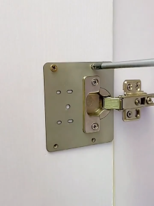 30SET Stainless Steel Hinge Repair Plate Cabinet Hinges Furniture Drawer Door Window Furniture w/ Screws