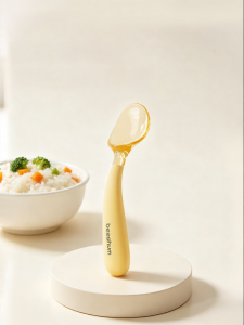 Beeshum | PPSU Baby Resistant Biting Silicone Handle Spoon