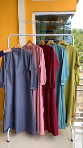 GAMIS POLOS DEWASA. GAMIS SIMPEL SYARI ELEGANT . TOYOBO