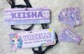 CUSTOMIZED PVC NAME TAG AND BAG TAG. 