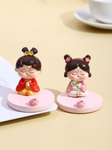 Cute Tang Dynasty Lady Mobile Phone Stand Creative Cultural Tourism Memorial Gift Shanxi Special Product Luoyang Desktop Decoration
