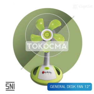 Arashi Kipas Angin Desk Fan 12inch General AR138 Kipas Meja Dinding MultiFungsi 2in1 3 Kecepatan