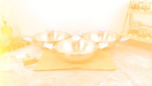 SUPRA New wok 28cm + tutup kaca knob professional stainless steel SUS304 pastel Turq handle impact bottom / wajan