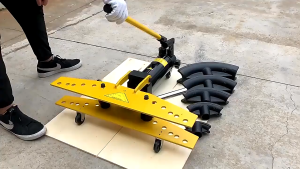 DEKES SWG-1 Hydraulic Pipe Bender 13mm-34mm Steel Iron Pipe Bending Machine Tool For Steel Bar Galvanized Pipe Bender Manual Type Steel