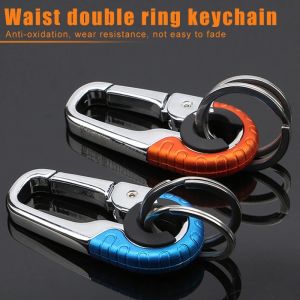 Car Keychain Keyring Hook Steel Buckle Outdoor Carabiner Climbing Metal Keychain Casual for Camping Traveling Car Home Key Ring