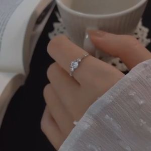 ESCOBAL💕พร้อมส่ง แหวนเงินแท้ Little Fairy แหวนสแตนเลส แหวนน่ารัก แหวนมงคล แหวนแฟชั่น แหวนผู้หญิง แหวนปรับขนาดได้ แหวนสวยๆ ซื้อให้คนรัก ของขวัญวันครบรอบ พร้อมส่ง!!!