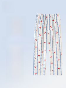 Miiow | Pregnant Women Cotton Sleep Pants Adjustable Waist Long Summer Home Clothes Ladies Maternity Trousers Pure Cotton Comfortable