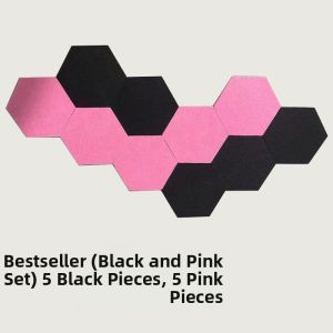 ZHENTAIYUAN | Hexagonal Felt Wall Stickers for Dorm Decor Living Room Display Kindergarten Decoration