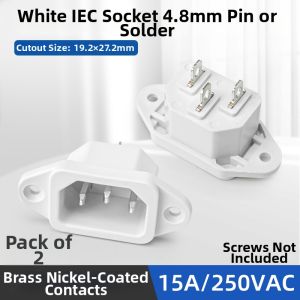 kuicc | With Ears And Dust Cover AC Power Socket 3-pin
