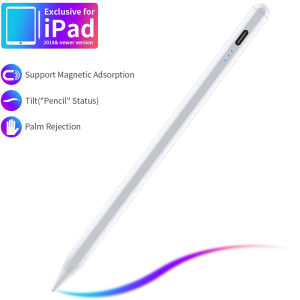 Rechargeable Stylus for iPad Pro 6th/5th/4th/3rd iPad Air iPad 10th iPad Mini Active Stylus Pen No Need Bluetooth Connection
