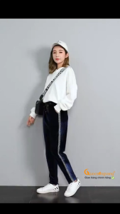 Quần nhung nữ kiểu harem thể thao mềm mượt GLQ101 Cuocsongvang