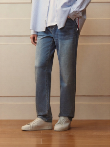 Autumn New Casual Cool-feeling High-elastic Straight Jeans