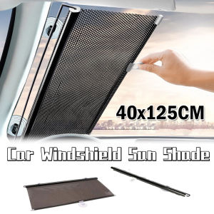 Car Windshield Sun Shade Auto Retractable Foldable Sun Visor UV Protective Sunshade