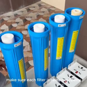 Top-Selling 4 Stages 20\" Slim Type Deepwell Water Filtration System