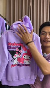 Jaket Hoodie Zipper Anak Perempuan Karakter Sanrio Kuromi Usia 2 3 4 5 6 7 8 9 10 11 12 13 Tahun