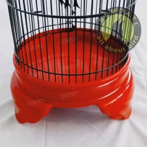 SEMPATI Tebok Pleci: Tebok Sangkar Pleci Bulat PVC Tebal Anti Pecah Import