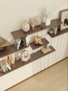 BEIQIVI | Customizable Solid Walnut Wood Shelf