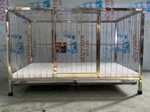 2x3x2 ft 1door framed. stainless 304 dogcage