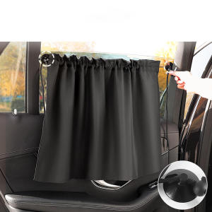 Summer Car Sunshade Curtains Suction Cup Curtain In The Car Window Sunshade Cover Universal Side Window Sunshade UV Protection