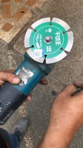 XMF 110mm Segmented Diamond Saw Blade - Fast Cutting & Durable for Stone Concrete & Tiles (Green)