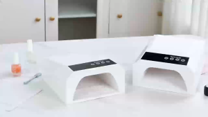 MS.W UV LED Nail Lamp with 42LEDs PU Hand Pillow Intelligent Sensing for Curing Gel Nail Polish Powerful Nail Lights