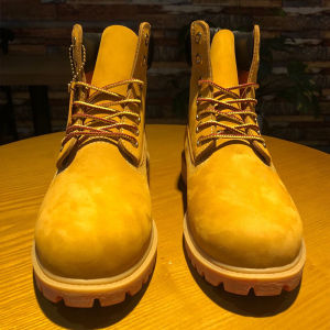 Martin Boots Mens Fleece Snow Boots Cotton-padded Shoes Fleece-lined Rhubarb Boots Leather Outdoor Hiking Water Repellent Classic High-Top Boots