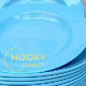 12 PCS PIRING MAKAN MELAMIN BESAR 9INCH MELAMIN SNI TEBAL TERLARIS
