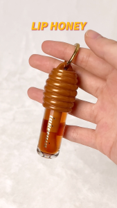 lakerain Lip Honey – High Shine Lip Balm & Lip Care | Honey Infused | Cute Keychain Design | 6g|Cute chocolate & honeycomb design with keychain